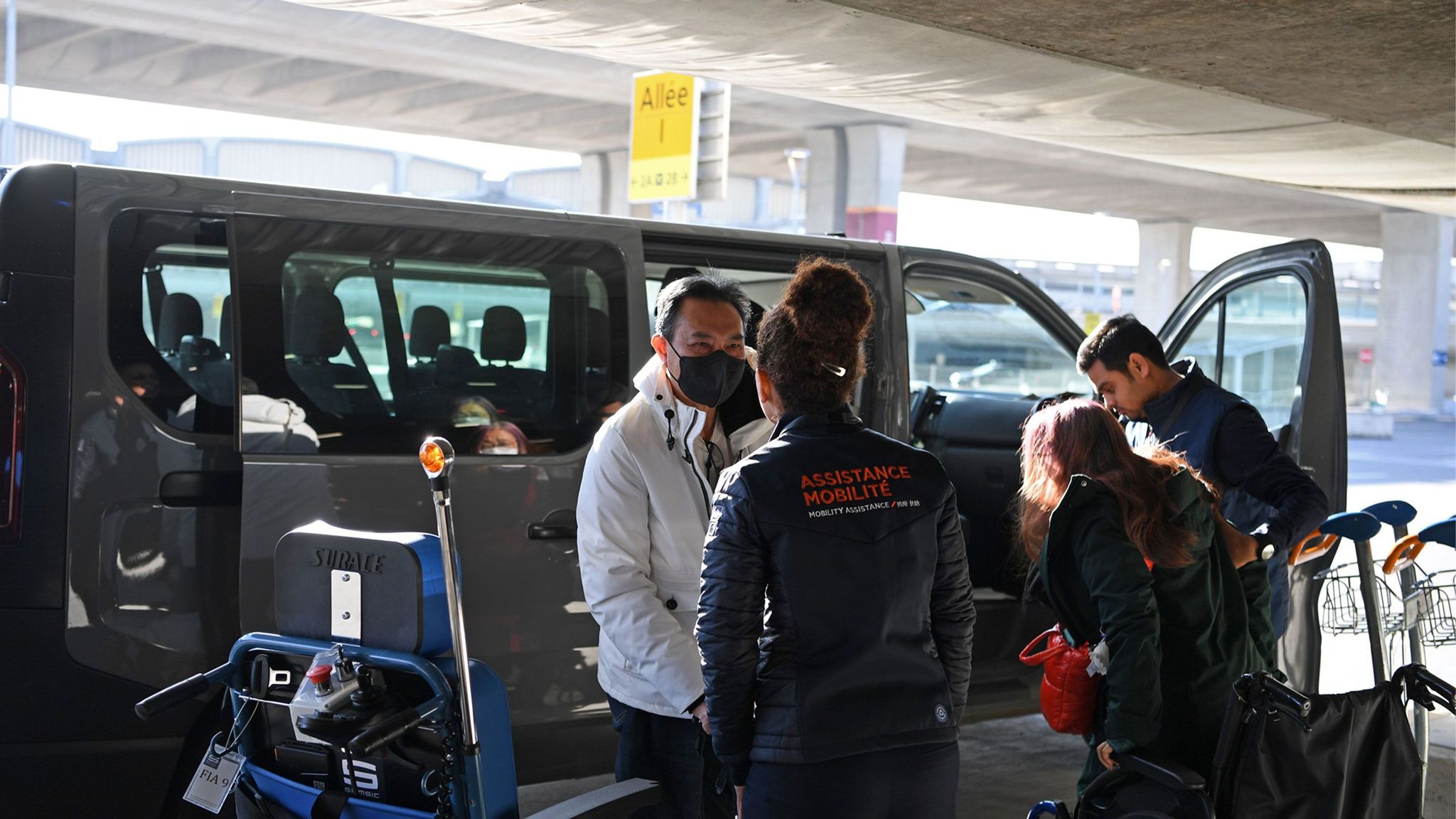Accessibility assistance at Charles de Gaulle Airport, Paris, Europe